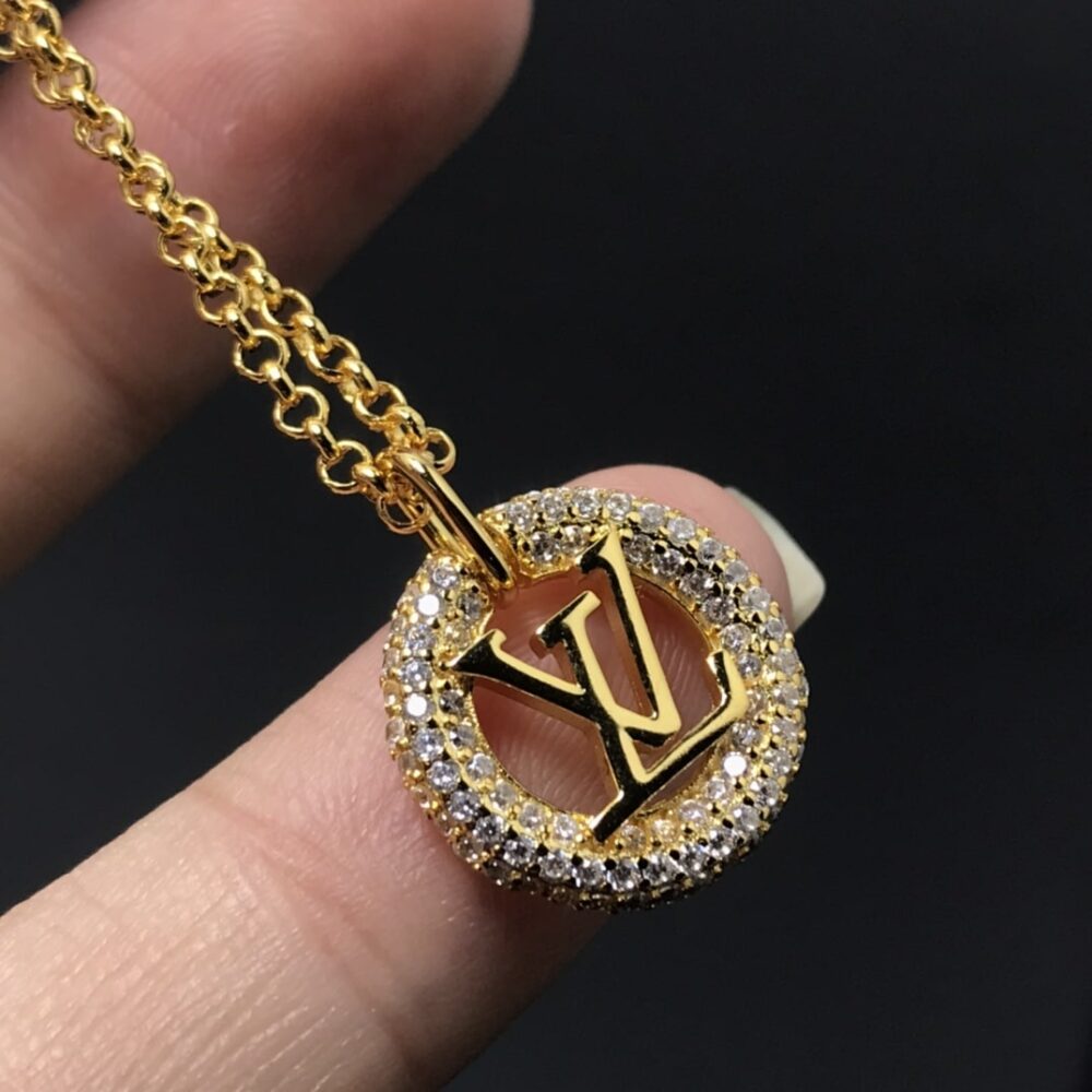 LOUIS VUITTON LOUISE BY NIGHT NECKLACE GOLD M00759 - Image 4