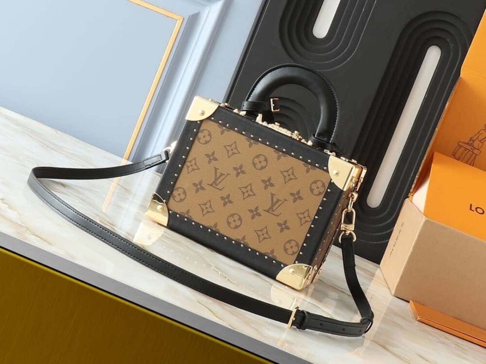 LOUIS VUITTON PETITE VALISE MONOGRAM REVERSE 22CM M47164 - Image 5
