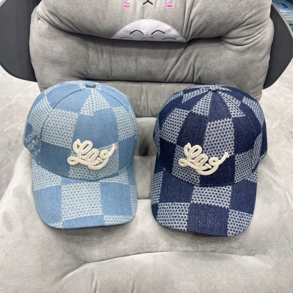 LOUIS VUITTON DAMIER DENIM 3D BASEBALL CAP DENIM BLUE M7534M - Image 5