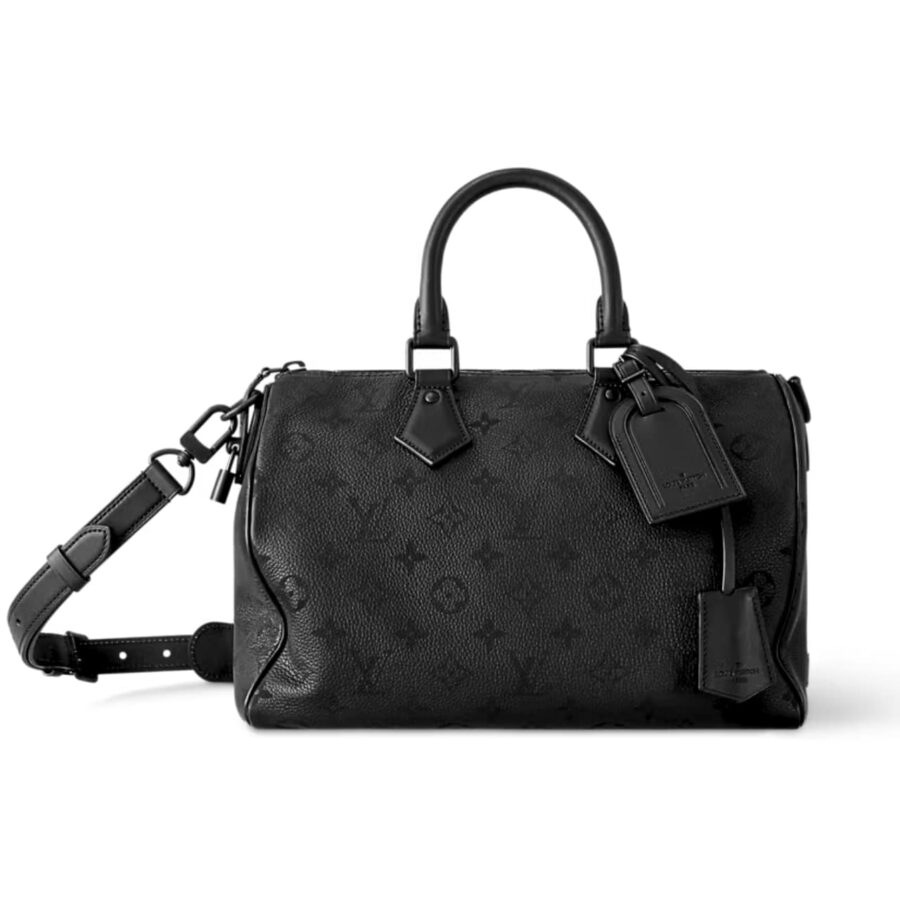 LOUIS VUITTON SPEEDY P9 BANDOULIÈRE 30 ULTRA BLACK 26CM M13904
