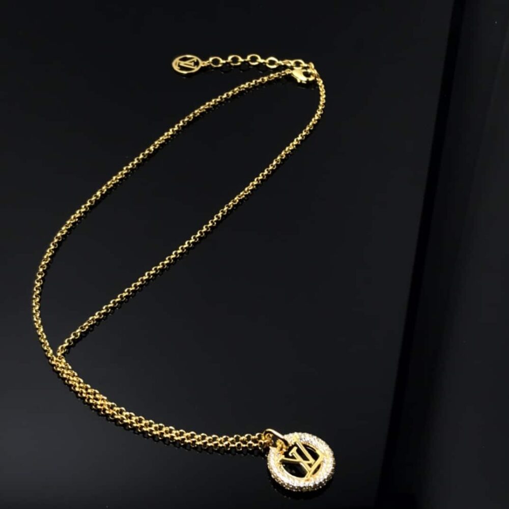 LOUIS VUITTON LOUISE BY NIGHT NECKLACE GOLD M00759 - Image 2