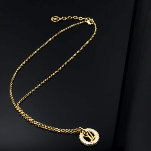 Alternative view of Louis Vuitton Louise By Night Necklace Gold M00759