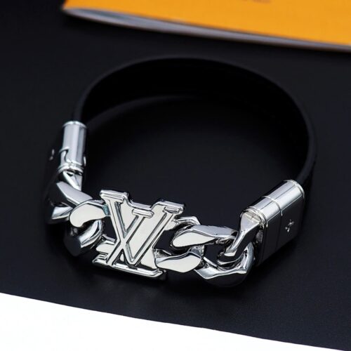 Alternative view of Louis Vuitton Dimension Bracelet Silver Black M8828d
