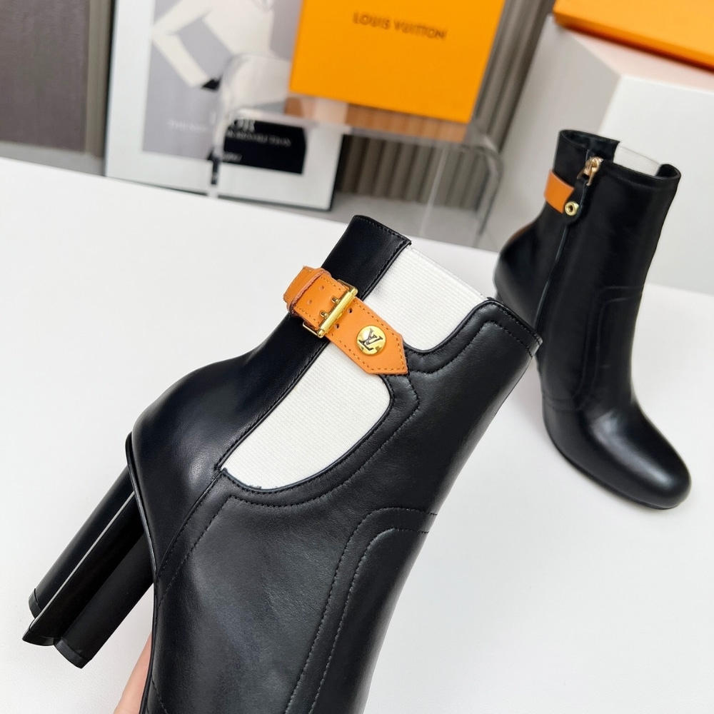 LOUIS VUITTON SILHOUETTE ANKLE BOOT BLACK 1ACL6X - Image 6