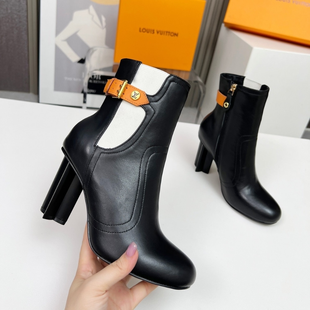 LOUIS VUITTON SILHOUETTE ANKLE BOOT BLACK 1ACL6X - Image 3