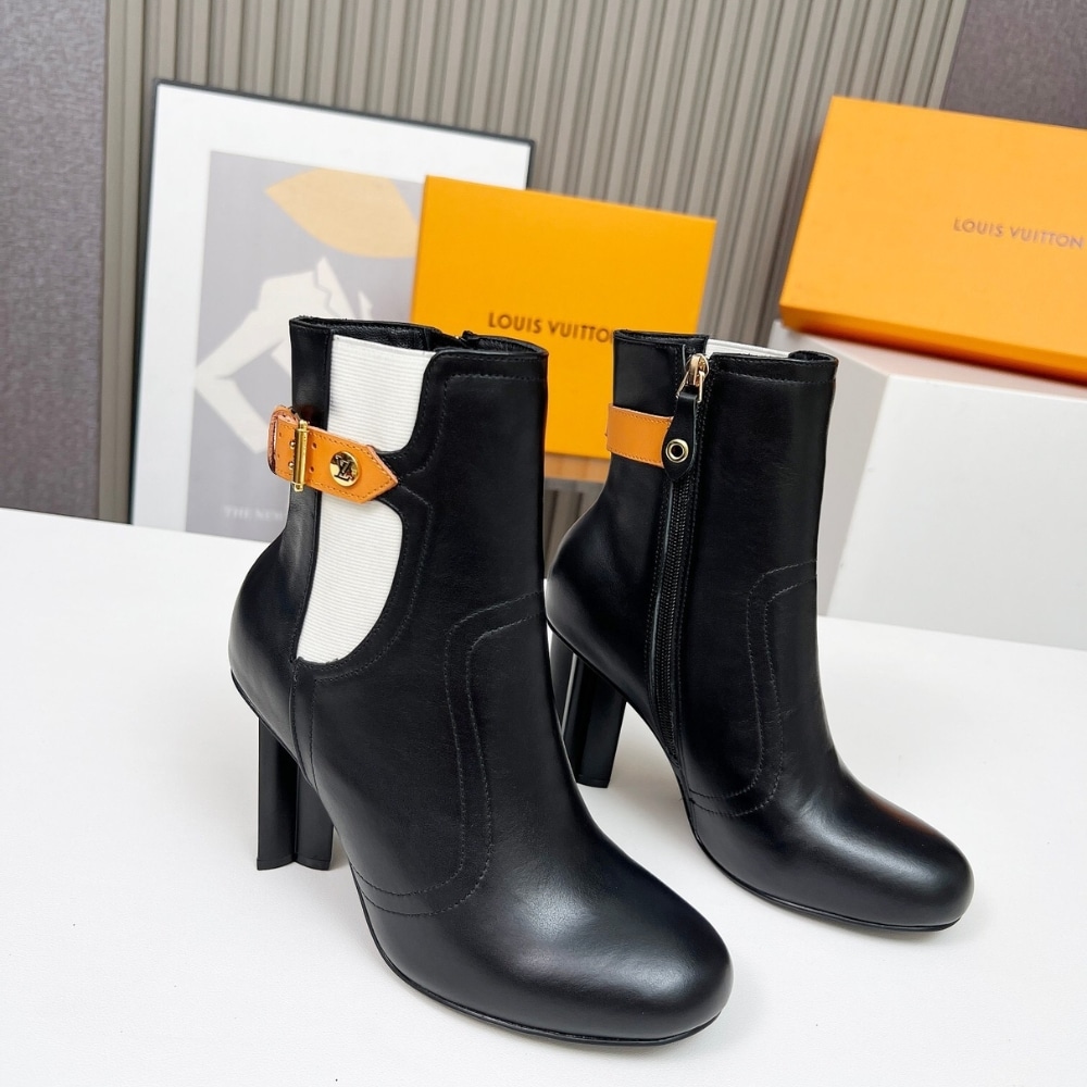 LOUIS VUITTON SILHOUETTE ANKLE BOOT BLACK 1ACL6X - Image 2