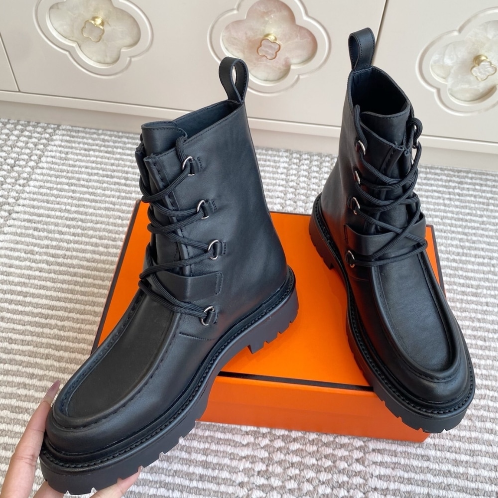 HERMES LAND ANKLE BOOT BLACK H252104Z 02350 - Image 9