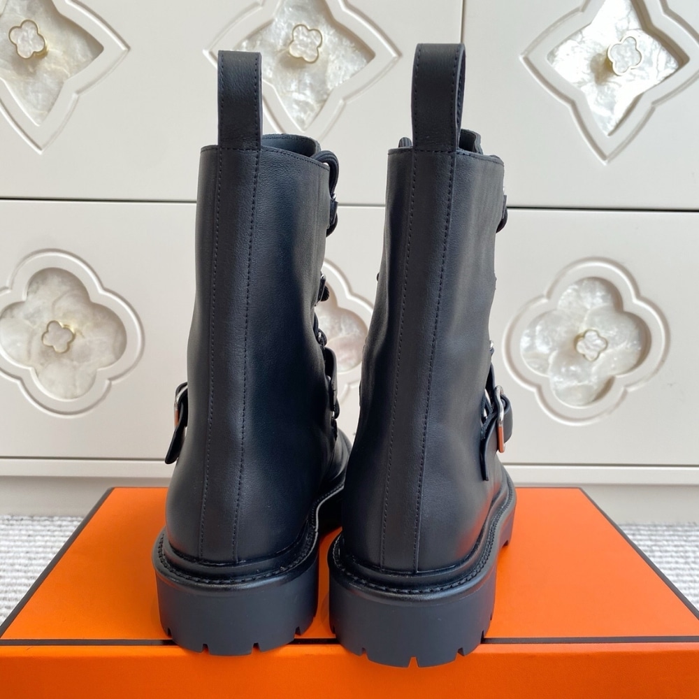 HERMES LAND ANKLE BOOT BLACK H252104Z 02350 - Image 7