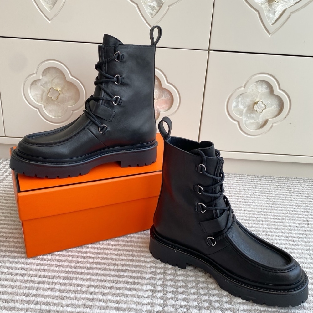 HERMES LAND ANKLE BOOT BLACK H252104Z 02350 - Image 5