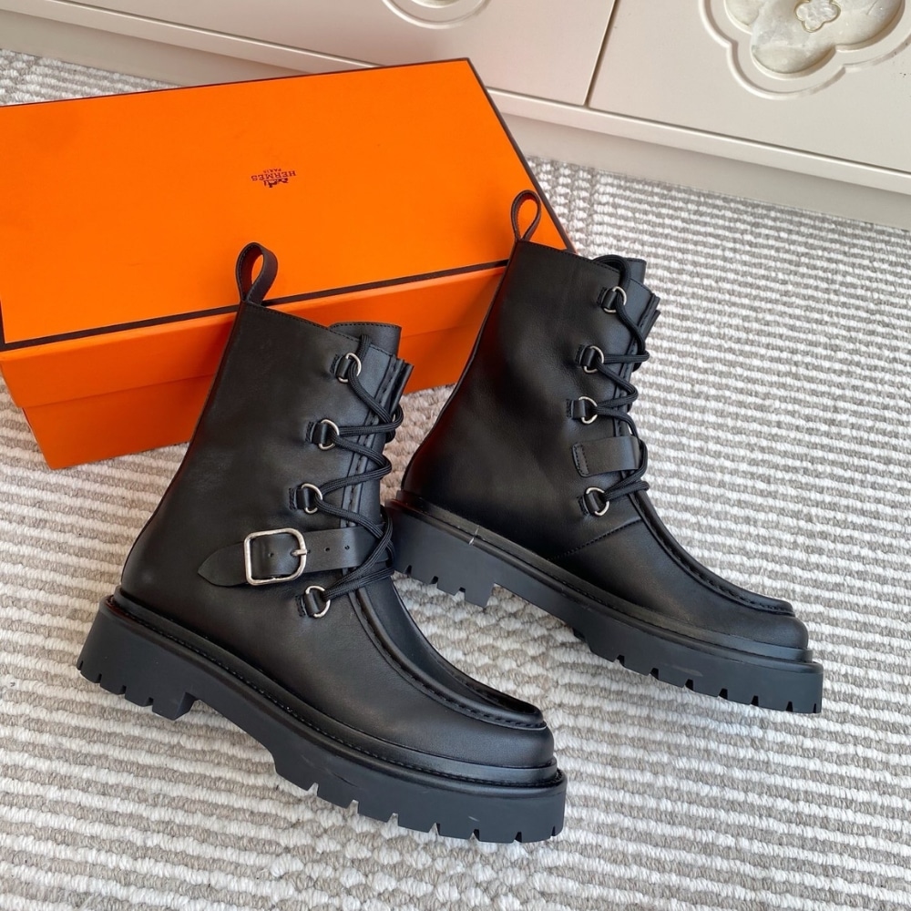 HERMES LAND ANKLE BOOT BLACK H252104Z 02350 - Image 3