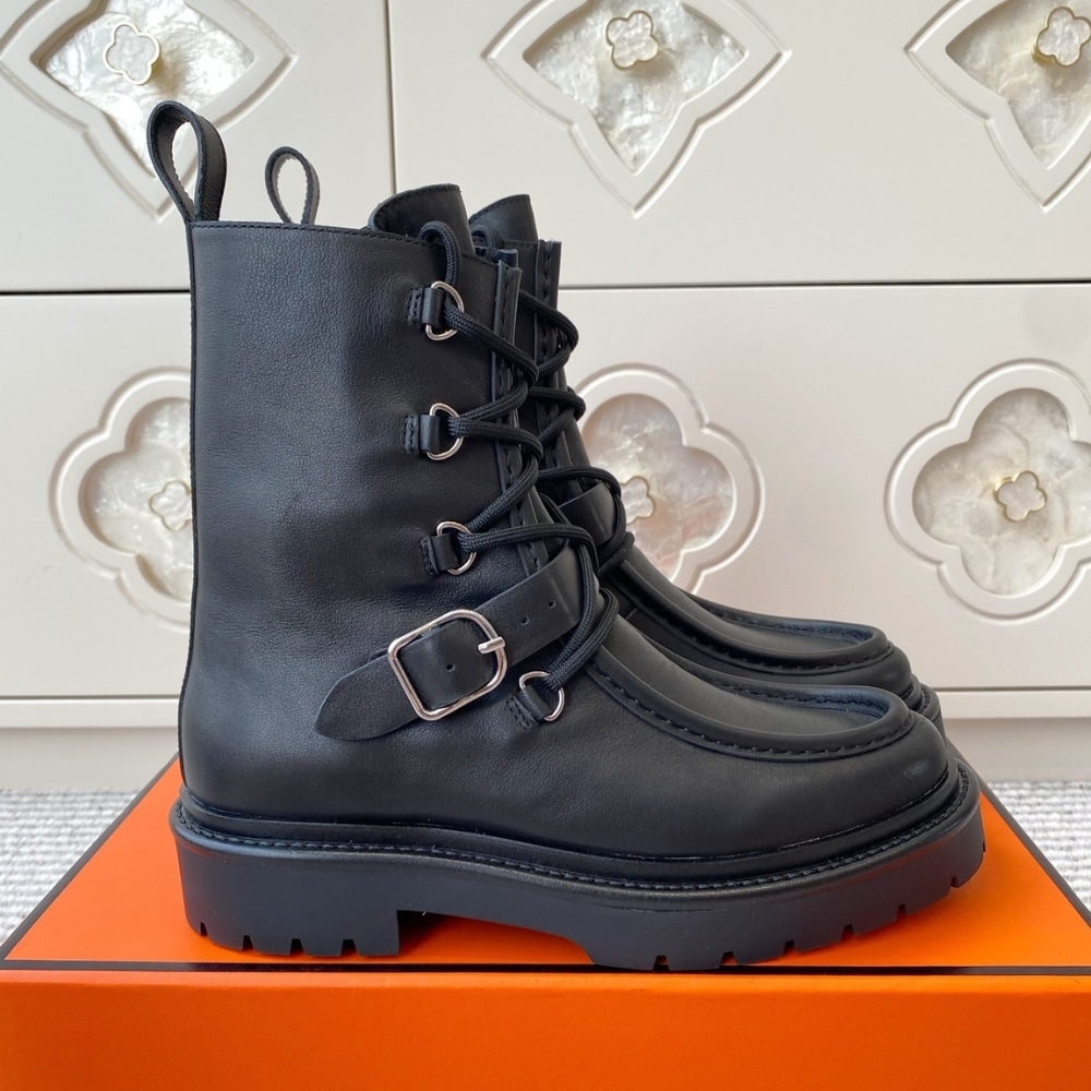 HERMES LAND ANKLE BOOT BLACK H252104Z 02350 - Image 2