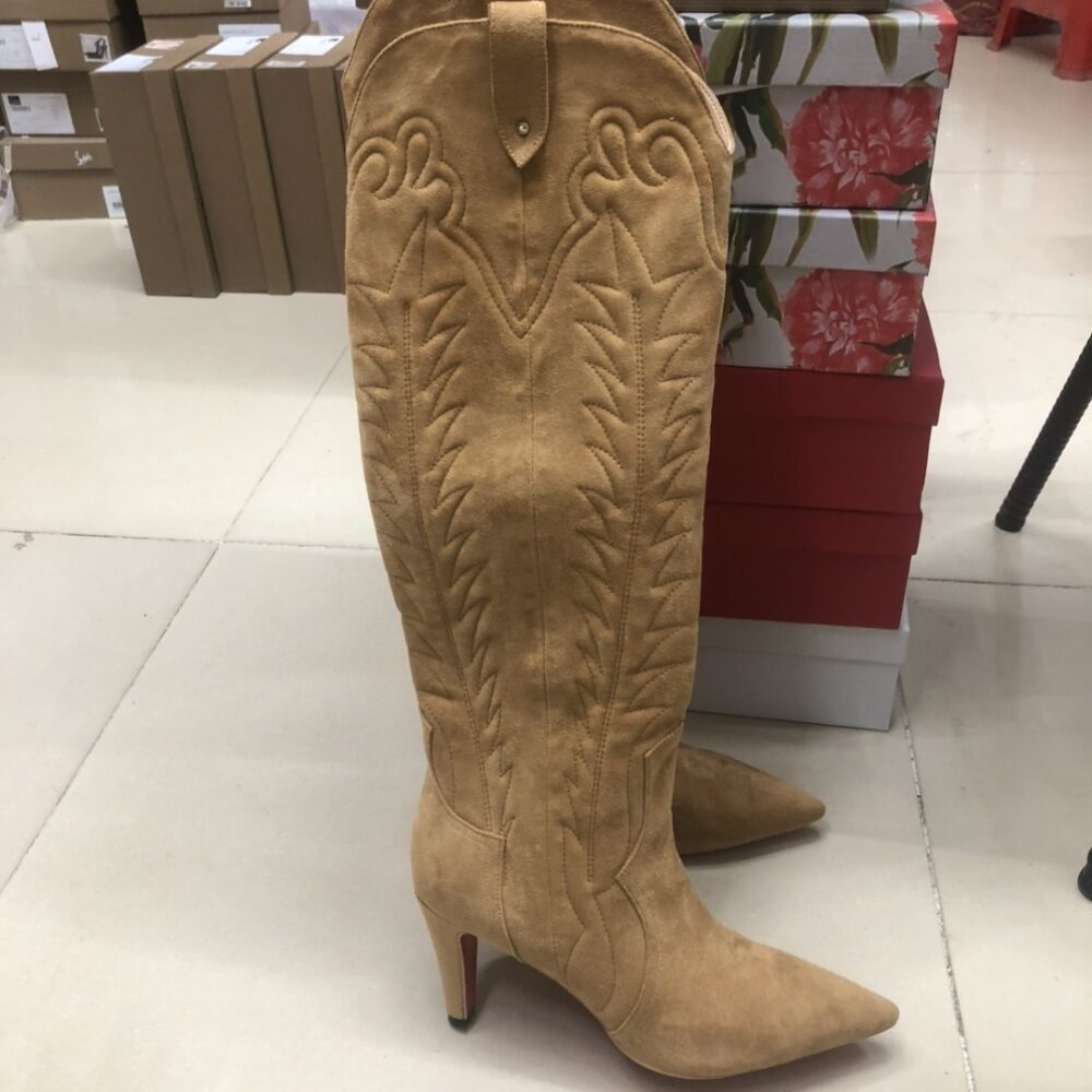 CHRISTIAN LOUBOUTIN SANTIA BOTTA 85 BOOTS LIONNE 3240899F486 - Image 6