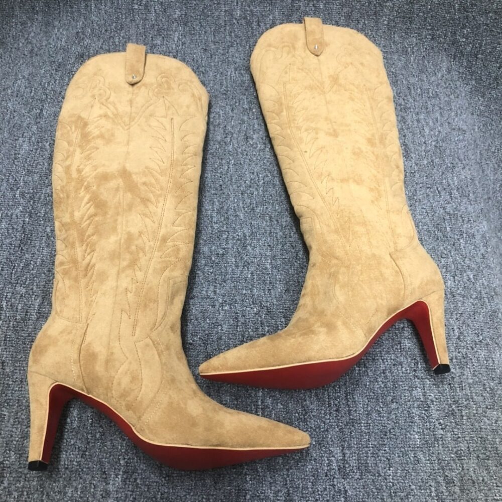 CHRISTIAN LOUBOUTIN SANTIA BOTTA 85 BOOTS LIONNE 3240899F486 - Image 3