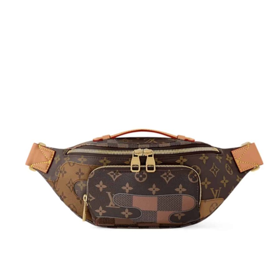 LOUIS VUITTON RUSH BUMBAG BROWN 30CM M15271