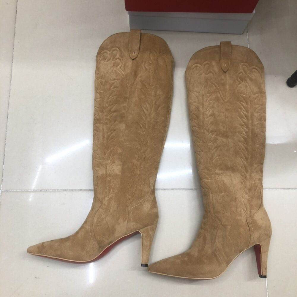 CHRISTIAN LOUBOUTIN SANTIA BOTTA 85 BOOTS LIONNE 3240899F486 - Image 5