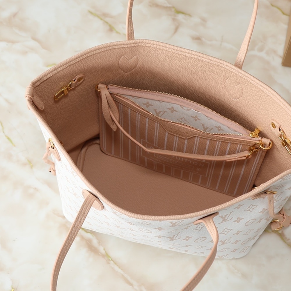 LOUIS VUITTON NEVERFULL INSIDE OUT MM MONOGRAM DUNE 31CM M25665 - Image 9