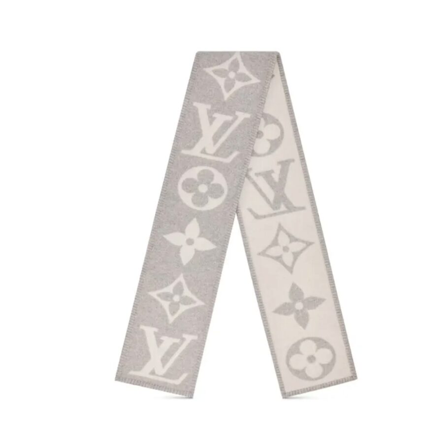 LOUIS VUITTON SWEET DREAMS SCARF GREY 240CM M77380