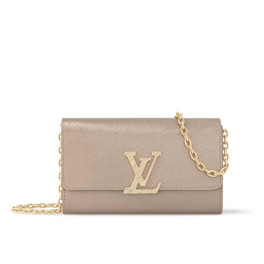 LOUIS VUITTON POCHETTE LOUISE BAG CHAMPAGNE 22CM M12789