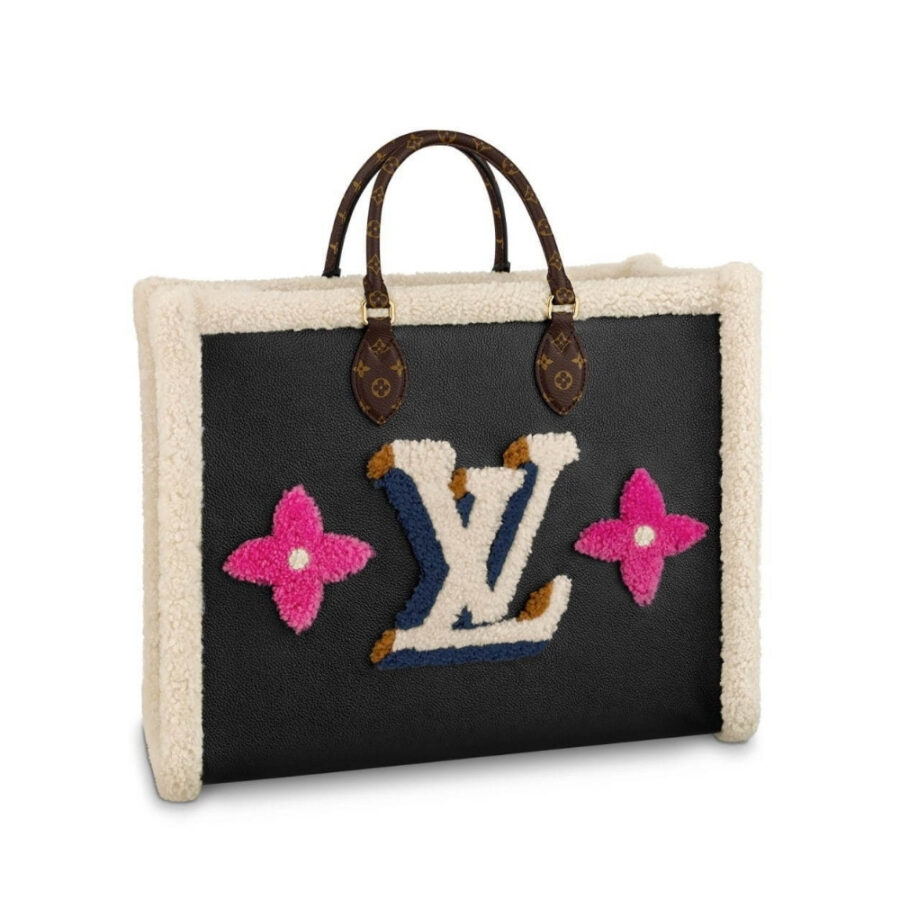 LOUIS VUITTON ONTHEGO GM TEDDY BAG BLACK 41CM M56958