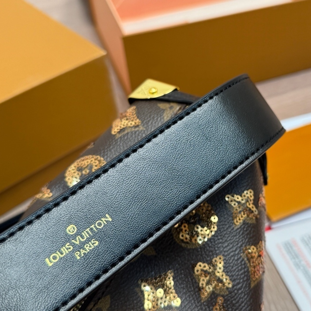 LOUIS VUITTON SIDE TRUNK MM MONOGRAM CANVAS BROWN 23CM M27036 - Image 7