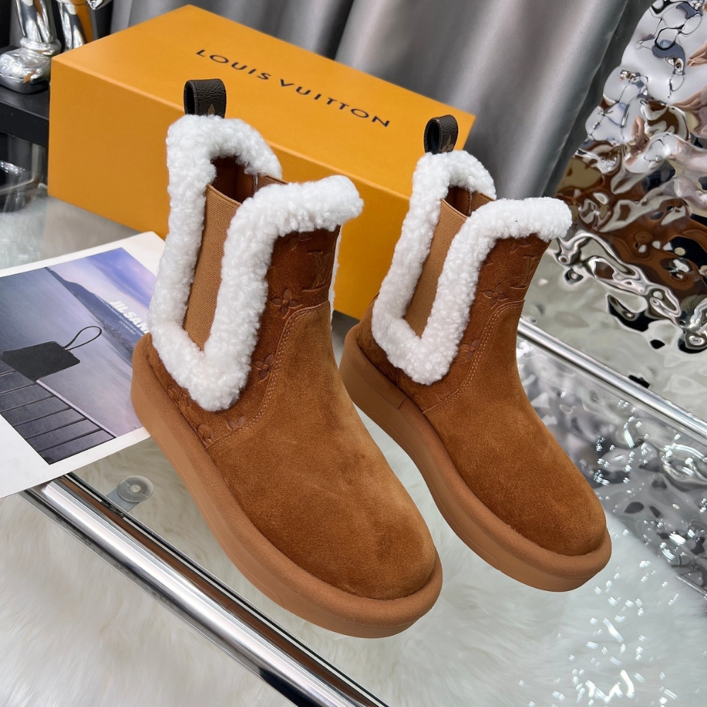 LOUIS VUITTON ASPEN CHELSEA ANKLE BOOT COGNAC BROWN 1ADC7T - Image 2