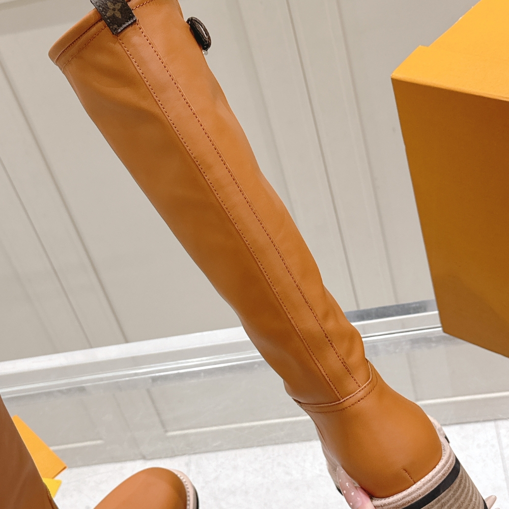 LOUIS VUITTON LV BIKER HIGH BOOT BROWN 1AGWEV - Image 9