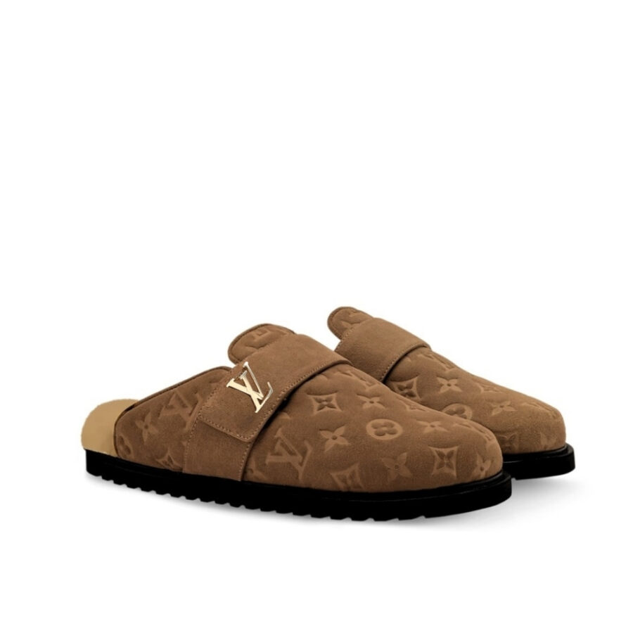 LOUIS VUITTON LV COSY COMFORT CLOG BROWN