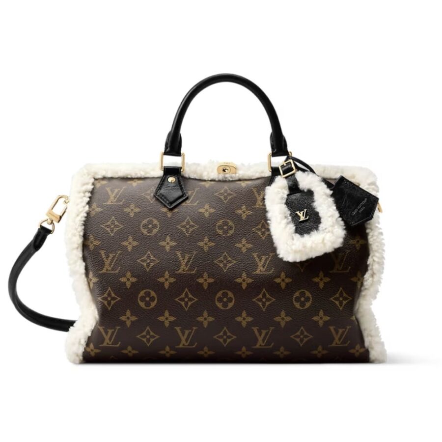 LOUIS VUITTON SPEEDY SOFT 30 TEDDY MONOGRAM BROWN 30CM M26326
