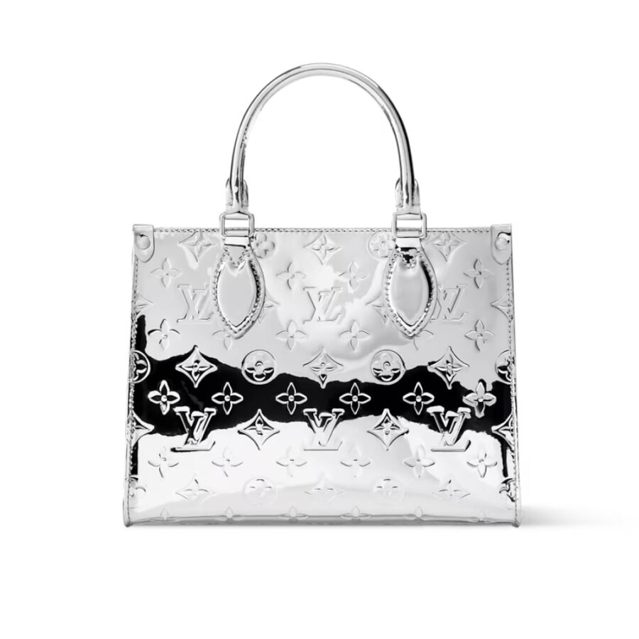 LOUIS VUITTON ONTHEGO PM SILVER 25CM M26373