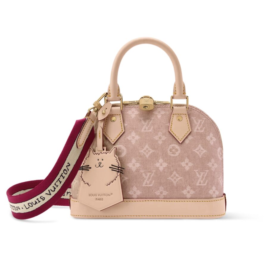 LOUIS VUITTON ALMA BB MEOWGRAM PALE PINK 23CM M25728