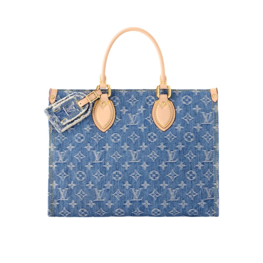LOUIS VUITTON ONTHEGO MM DENIM BLUE 35CM M46871