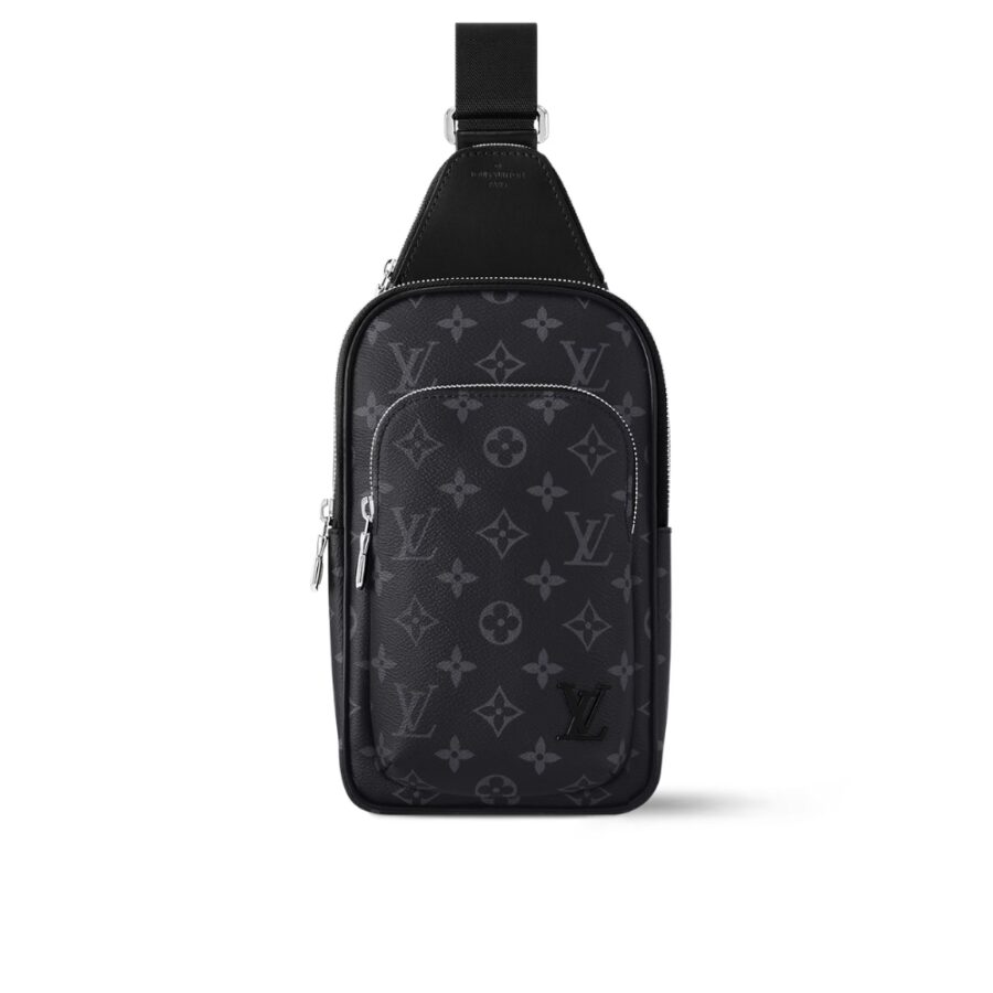 LOUIS VUITTON AVENUE SLINGBAG PM MONOGRAM ECLIPSE BLACK 33CM M47137