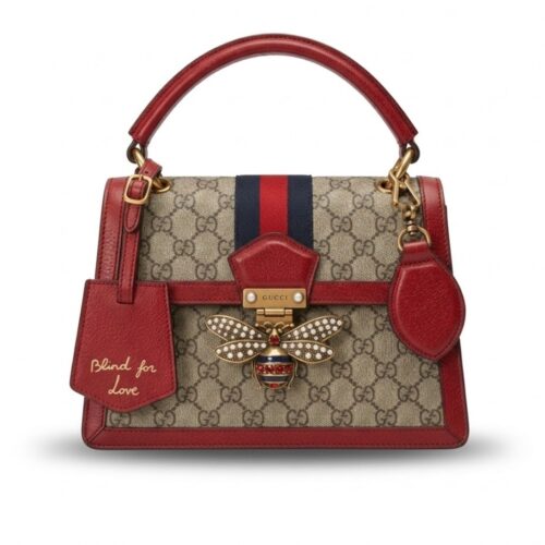 Gucci Queen Margaret GG Small Top Handle Bag Red 25cm 476541 9I6ST 8540