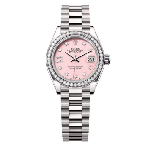 Rolex Lady Datejust Oyster White Gold And Pink 28mm 279139RBR 0002