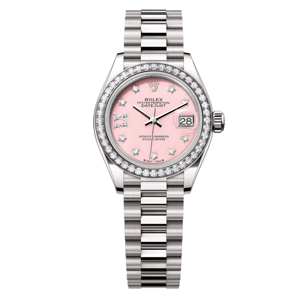 Rolex Lady Datejust Oyster White Gold And Pink 28mm 279139RBR 0002
