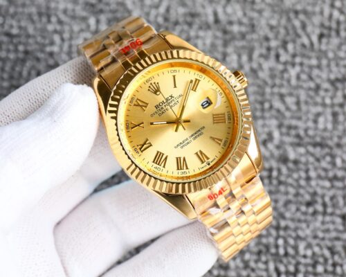 Alternative view of Rolex Datejust Roman Numeral Dial Gold In Yellow 41mm