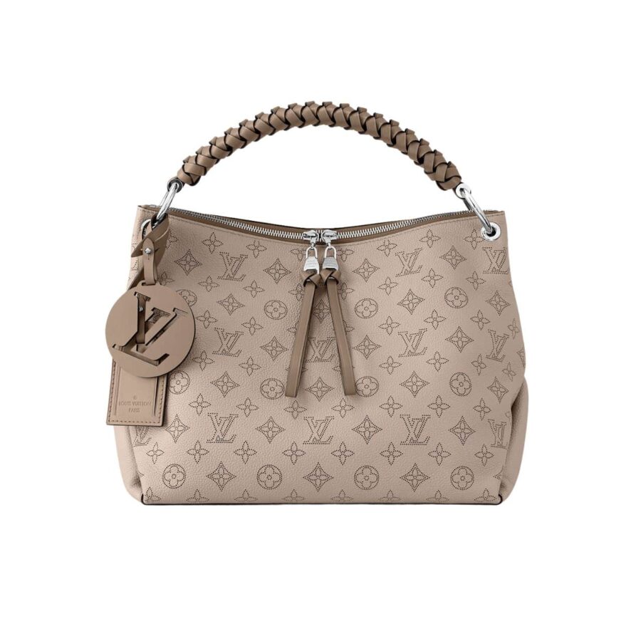 Louis Vuitton Beaubourg Hobo MM Bag Galet Gray 32Cm M56084