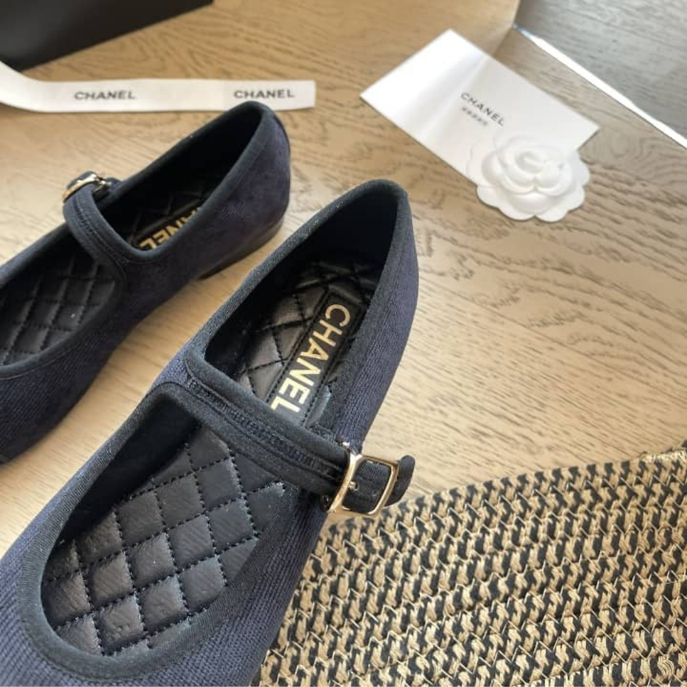 Chanel Mary Jane Ballet Flat Black - Image 2