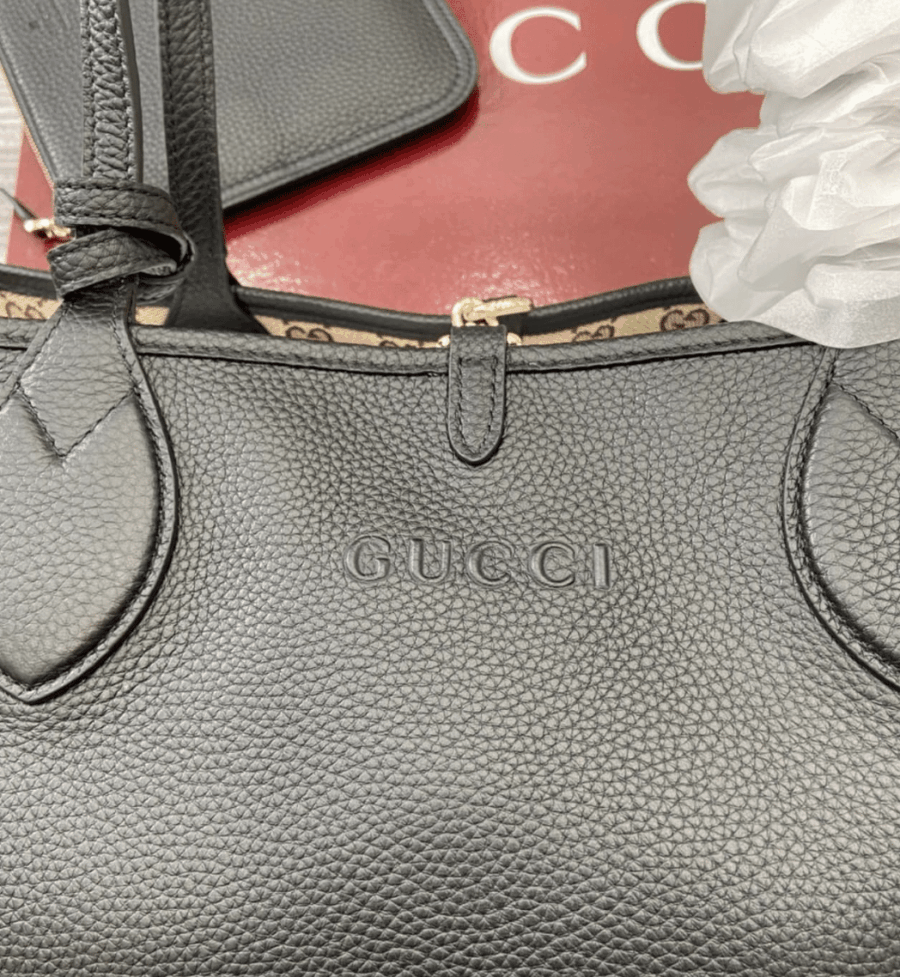 Alternative view of Gucci Totissima Large Reversible Tote Black 30Cm ‎839112 Aafeq 1069