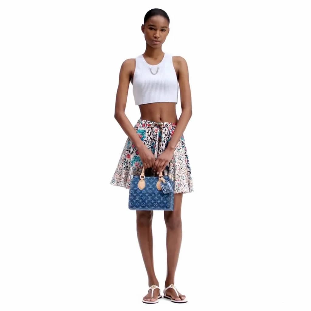 Louis Vuitton Onthego PM Denim Blue 25Cm M14633 - Image 11