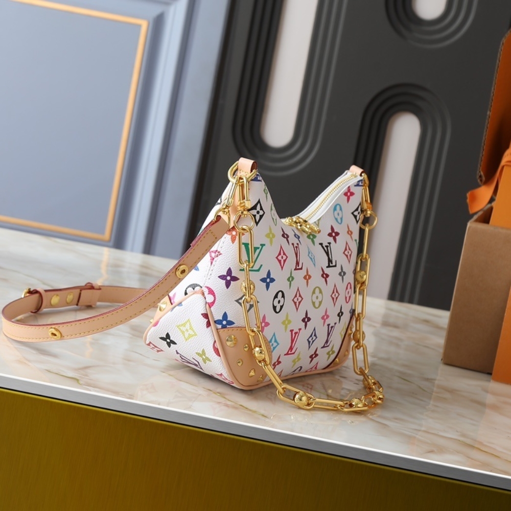 Louis Vuitton X Takashi Murakami Boulogne PM White 29Cm M27790 - Image 3