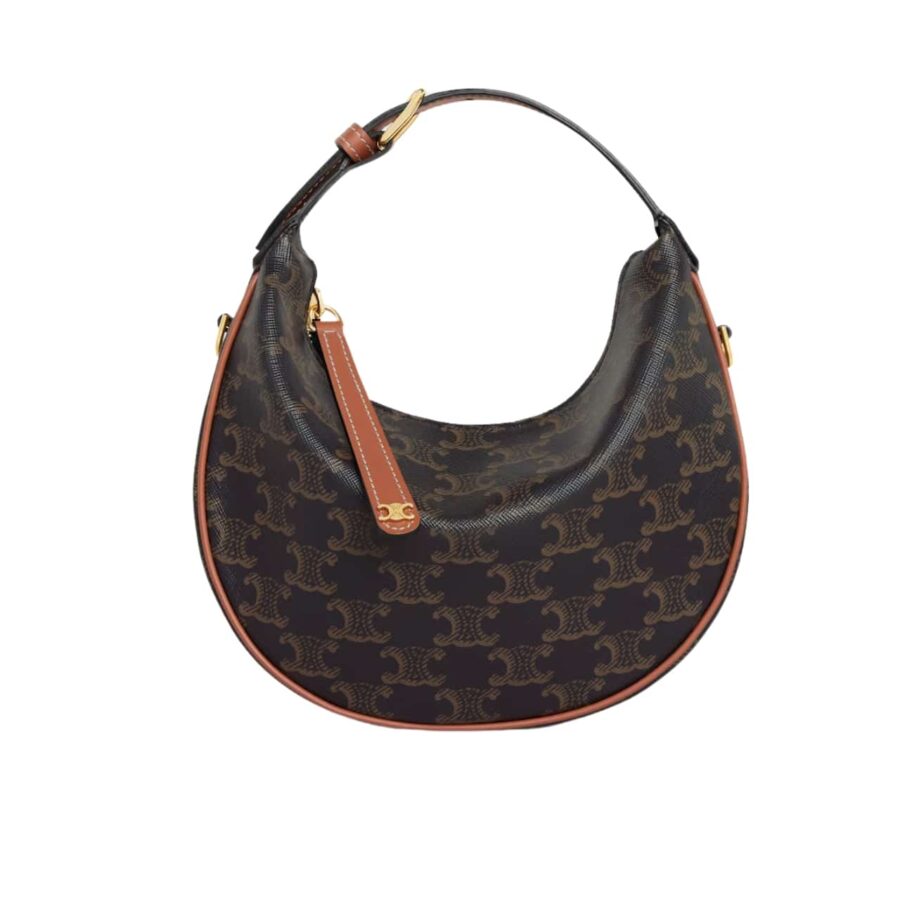 Celine Teen Lulu In Triomphe Canvas Tan 20Cm 120722Fqm 04Lu