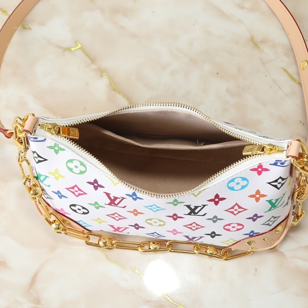Louis Vuitton X Takashi Murakami Boulogne PM White 29Cm M27790 - Image 8