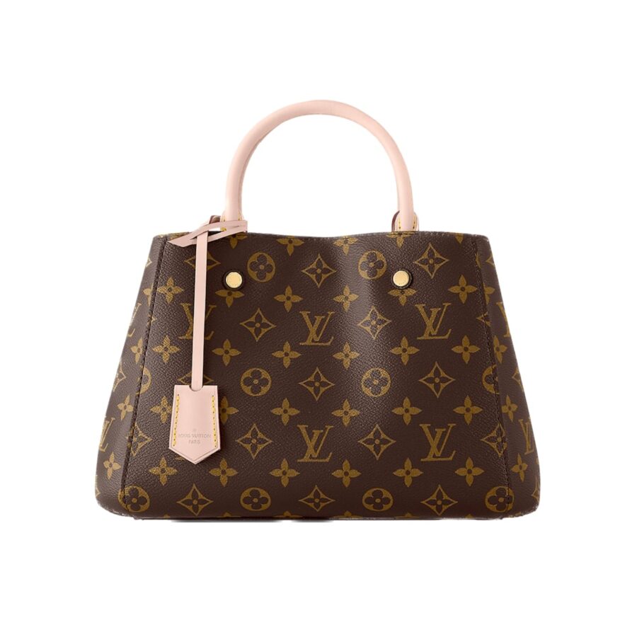 Louis Vuitton Montaigne BB Monogram Coated Canvas Brown 29Cm M41055