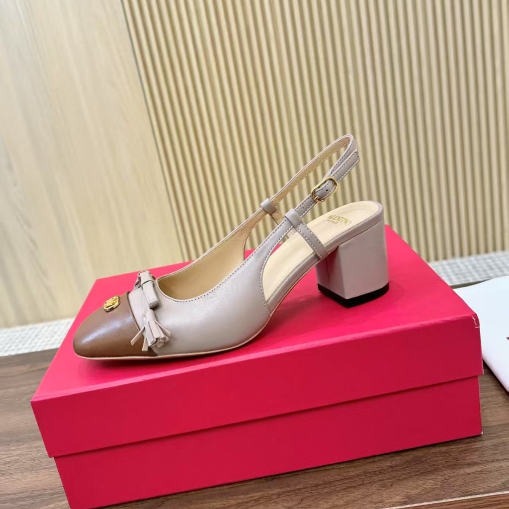 Valentino Garavani Valet Du Roi Slingback Pump Rose Cannelle And Garnet 7W2S0MH9DDT AGM - Image 5