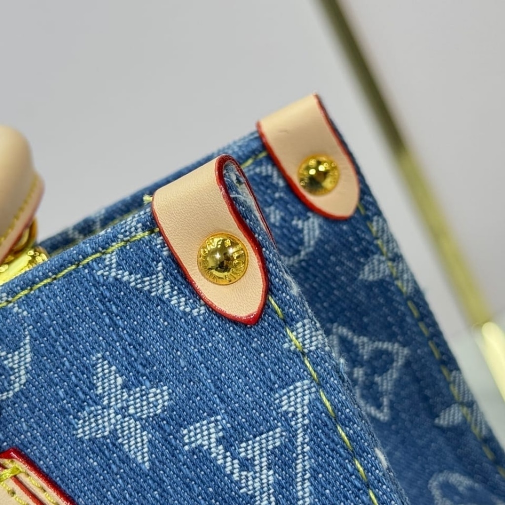 Louis Vuitton Onthego PM Denim Blue 25Cm M14633 - Image 6