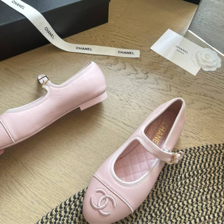 Alternative view of Chanel Mary Jane Ballet Flat Ligh Pink