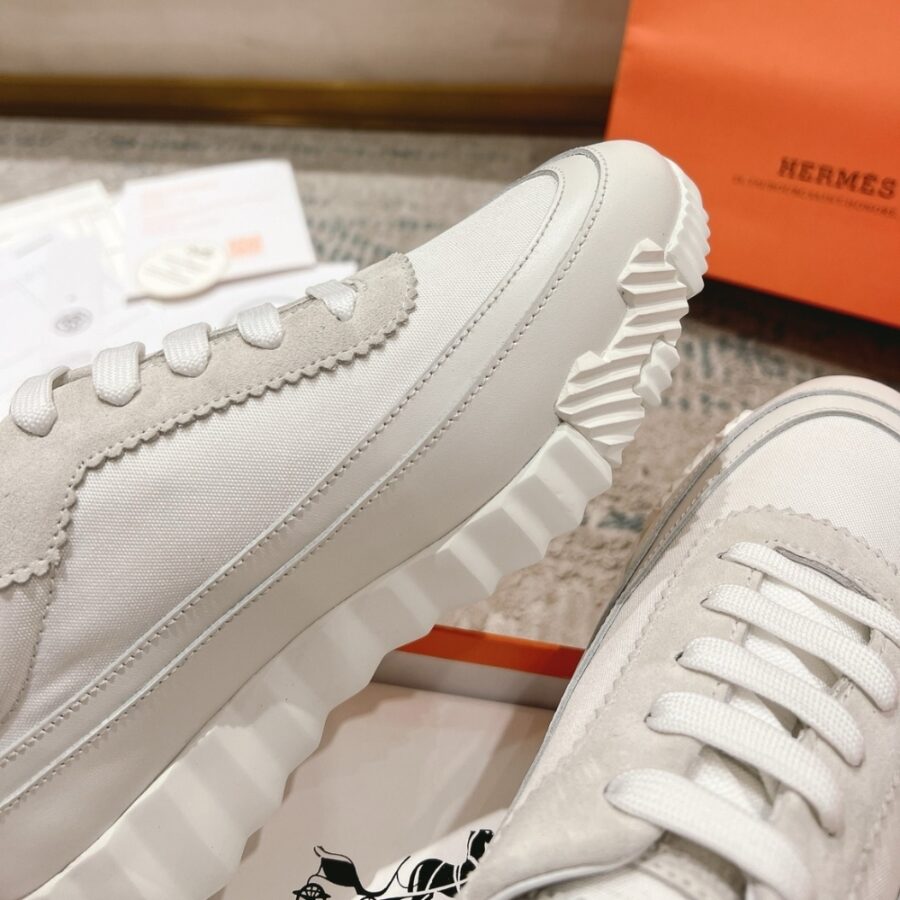 Alternative view of Hermes Bouncing Sneaker Light Gray White