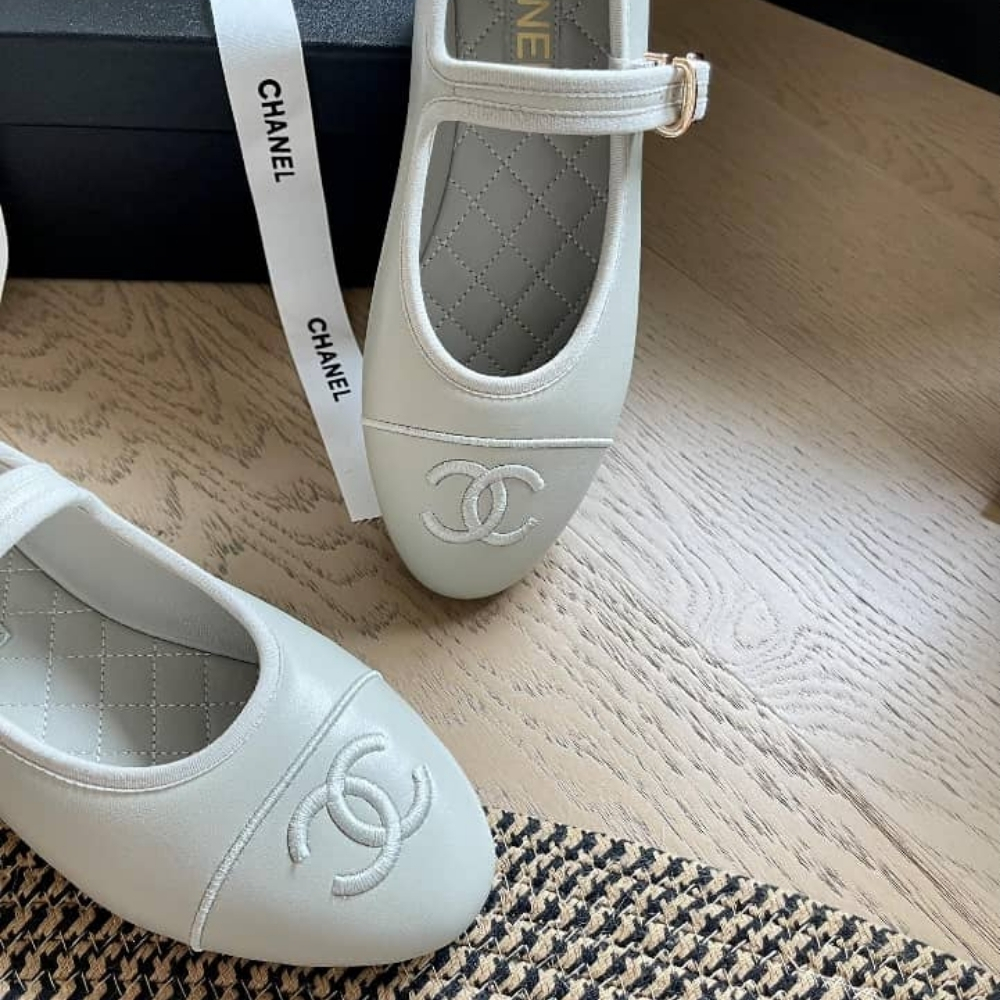 Chanel Mary Jane Ballet Flat Pure Light Blue - Image 5