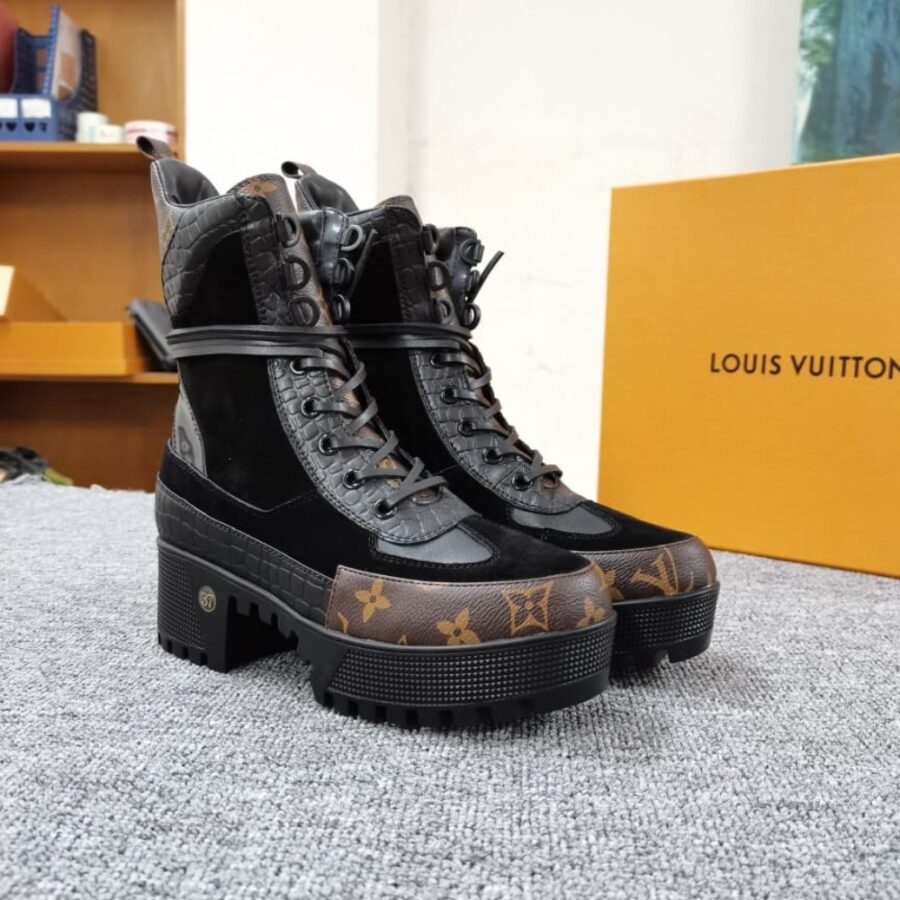 Alternative view of Louis Vuitton Laureate Boots Black